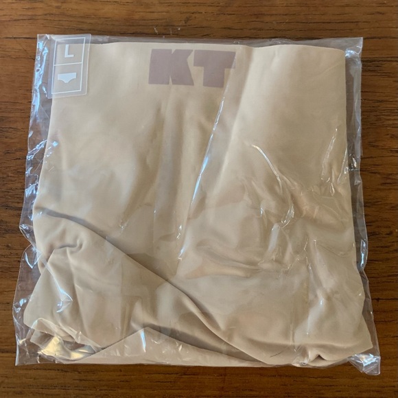 NEW KT by Knix Light Leakproof No-Show Underwear Boyshort - LARGE Beige - Picture 1 of 2